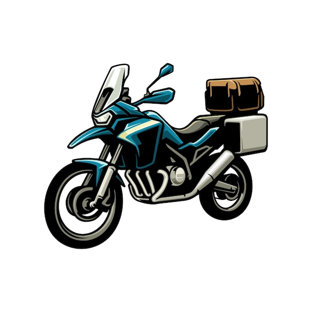 El vector del logotipo de adventure motor trail