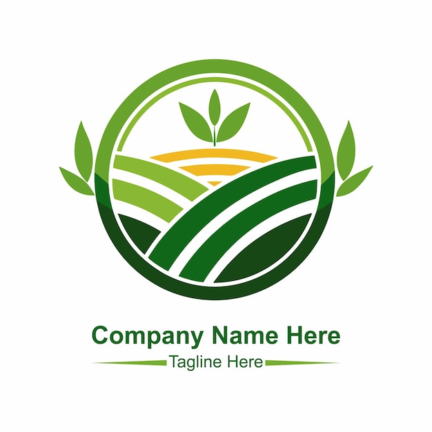 Vector del logotipo de la agricultura