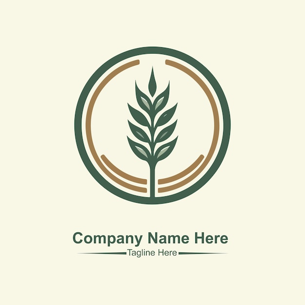 Vector del logotipo de la agricultura