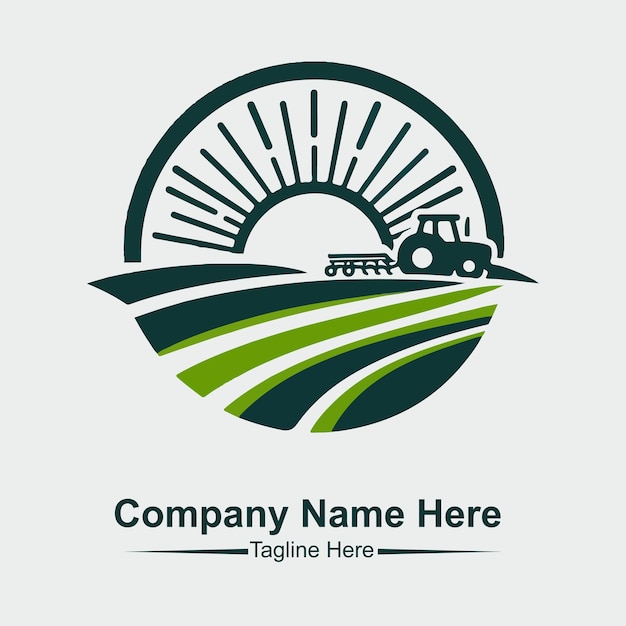 Vector del logotipo de la agricultura
