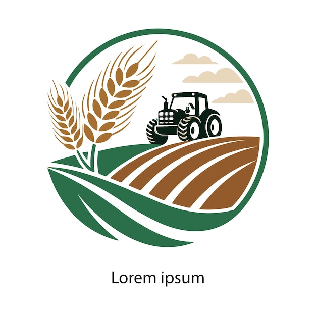 Vector del logotipo de la agricultura