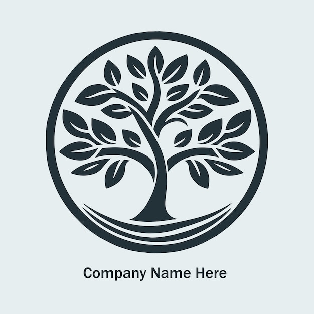 vector del logotipo del árbol
