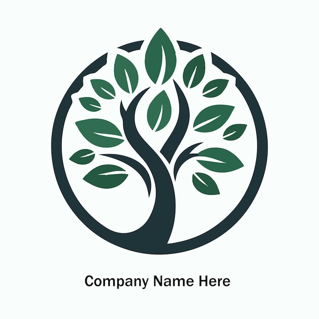vector del logotipo del árbol