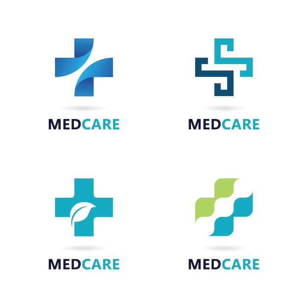 Vector de logotipo de atención médica