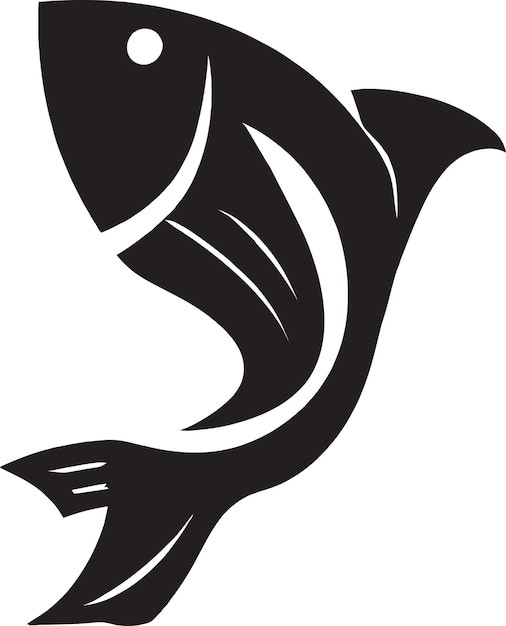 Vector de logotipo de atún de aleta amarilla
