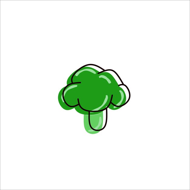 Vector de logotipo de brócoli