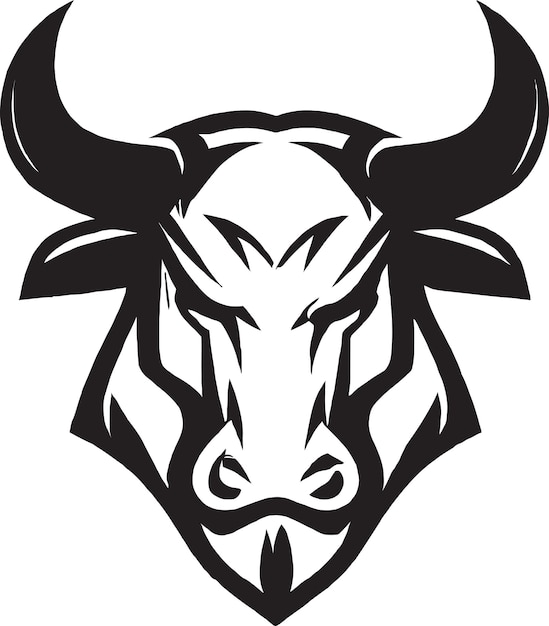 vector de logotipo de búfalo creativo