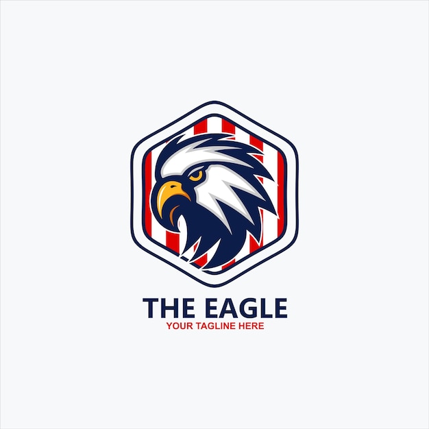 Vector del logotipo de la cabeza del águila