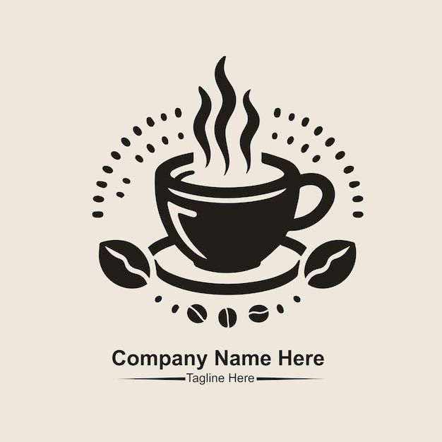 Vector del logotipo de la cafetería