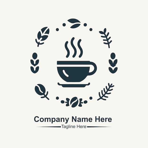 Vector del logotipo de la cafetería