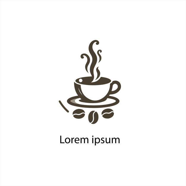 Vector del logotipo de la cafetería