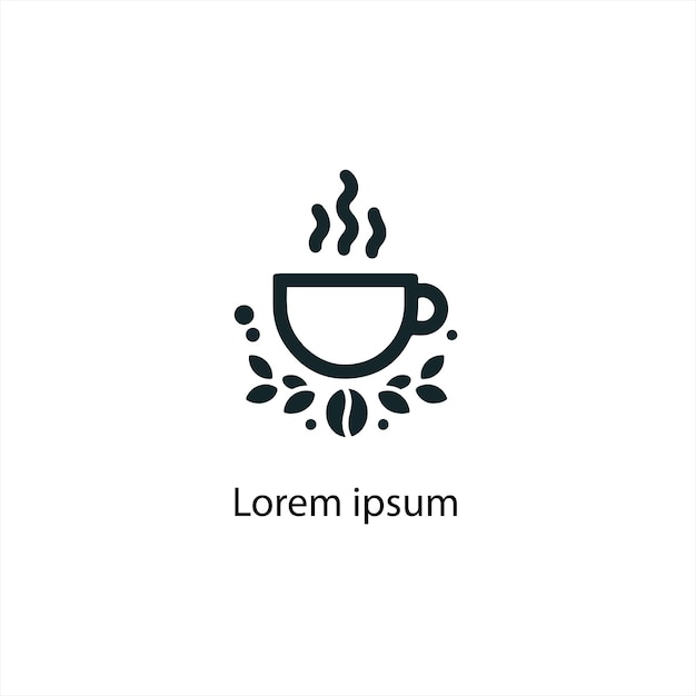 Vector del logotipo de la cafetería