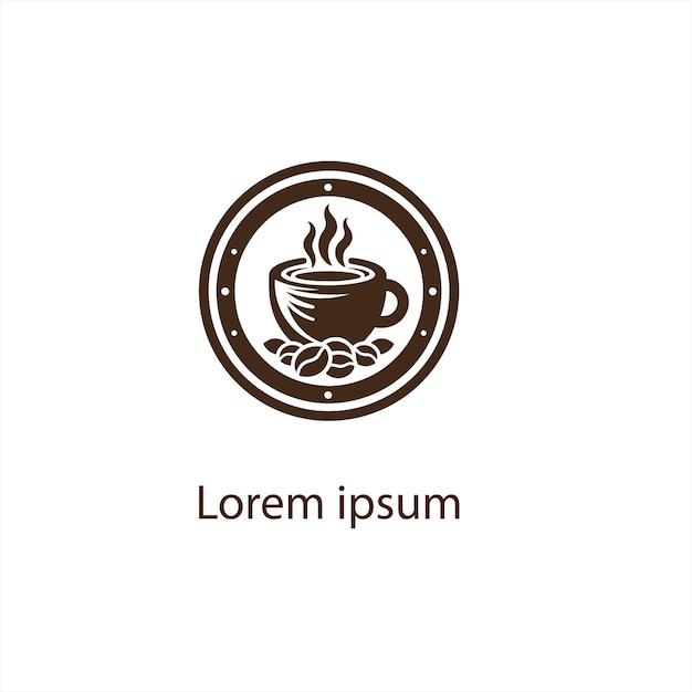 Vector del logotipo de la cafetería