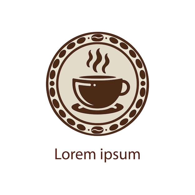 Vector del logotipo de la cafetería