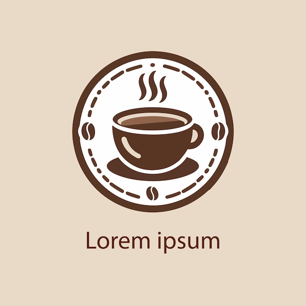 Vector del logotipo de la cafetería
