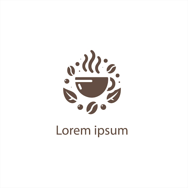 Vector del logotipo de la cafetería