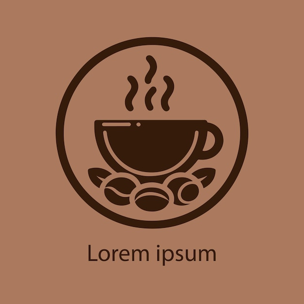Vector del logotipo de la cafetería
