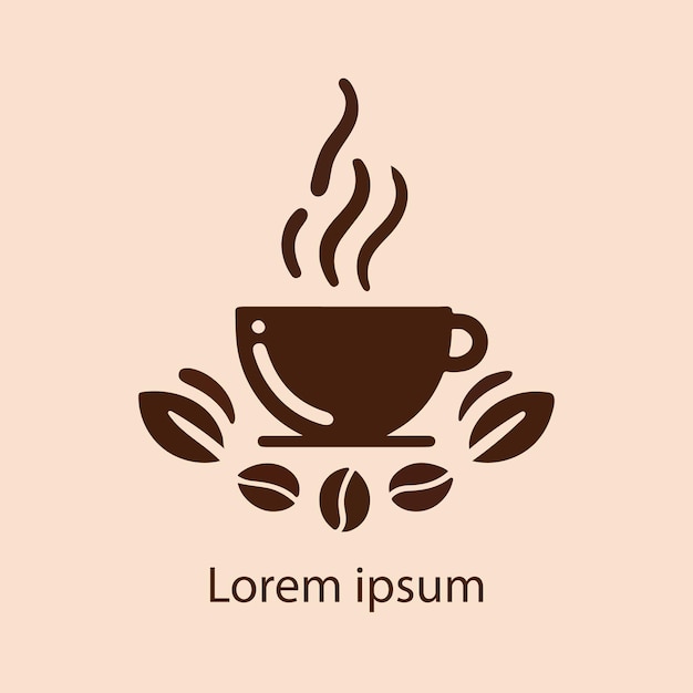 Vector del logotipo de la cafetería