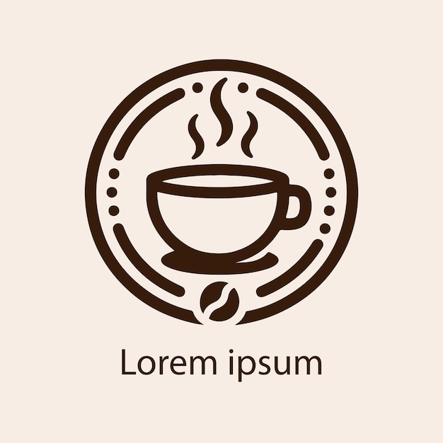 Vector del logotipo de la cafetería