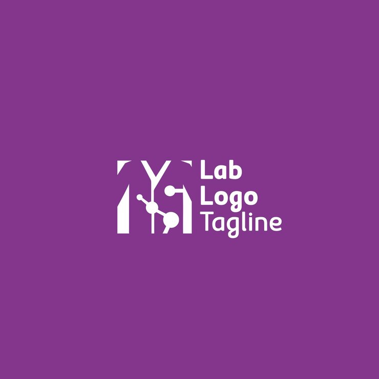 Vector vector del logotipo de la capa de laboratorio