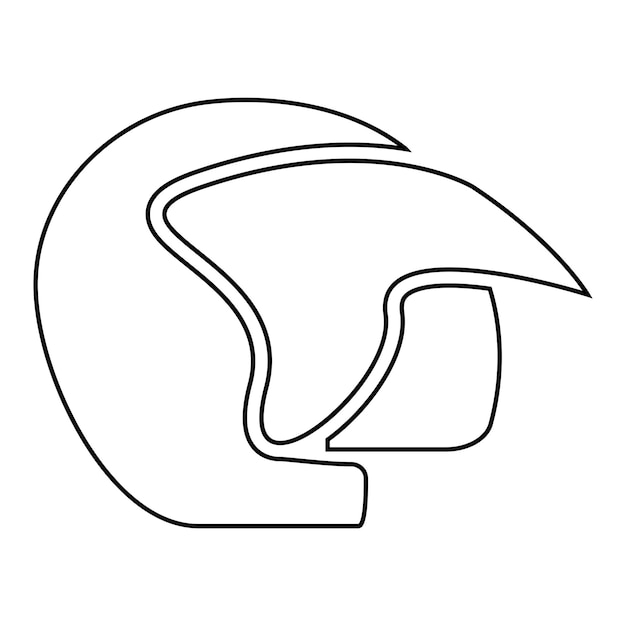 Vector de logotipo de casco