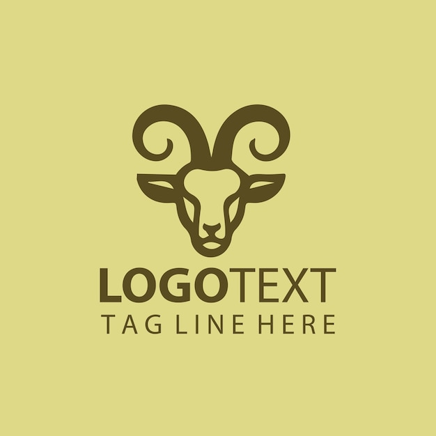 Vector de logotipo de ciervo