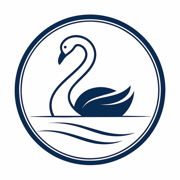 Vector del logotipo del cisne 5