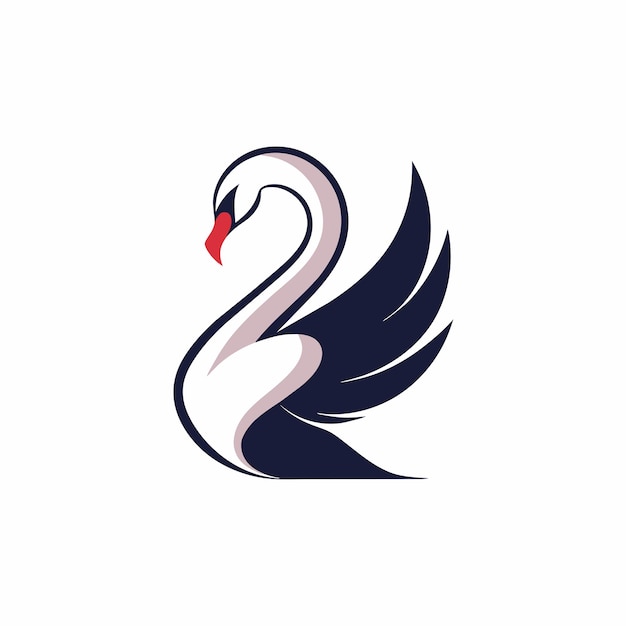 Vector del logotipo del cisne 39