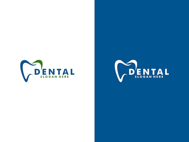 Vector de logotipo de clínica dental creativa Icono de símbolo dental abstracto con estilo de diseño moderno