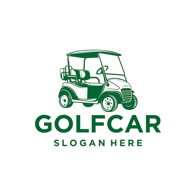 Vector del logotipo del coche de golf