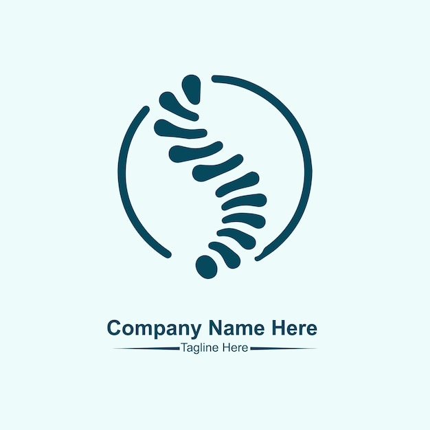 Vector del logotipo de la columna vertebral
