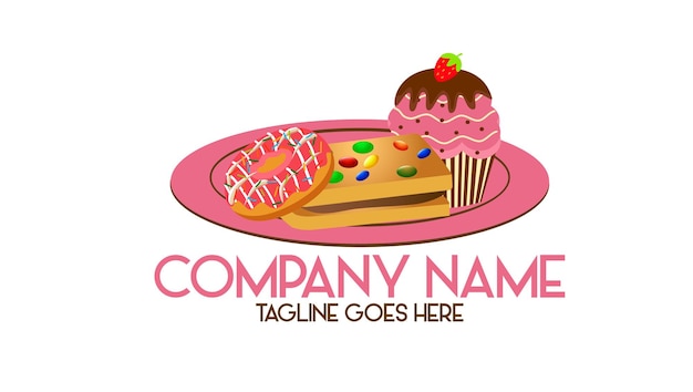 Vector de logotipo de cookies