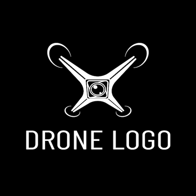 Vector vector del logotipo del dron