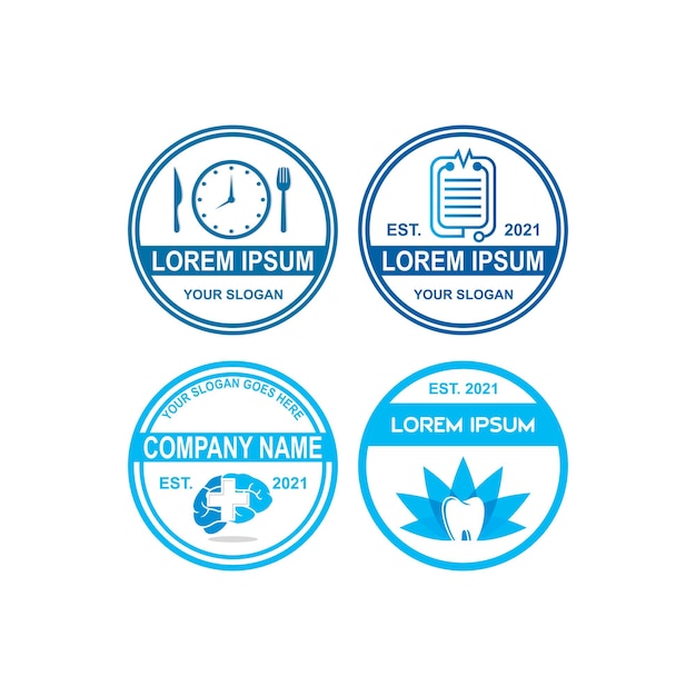 vector de logotipo farmacéutico de logotipo médico