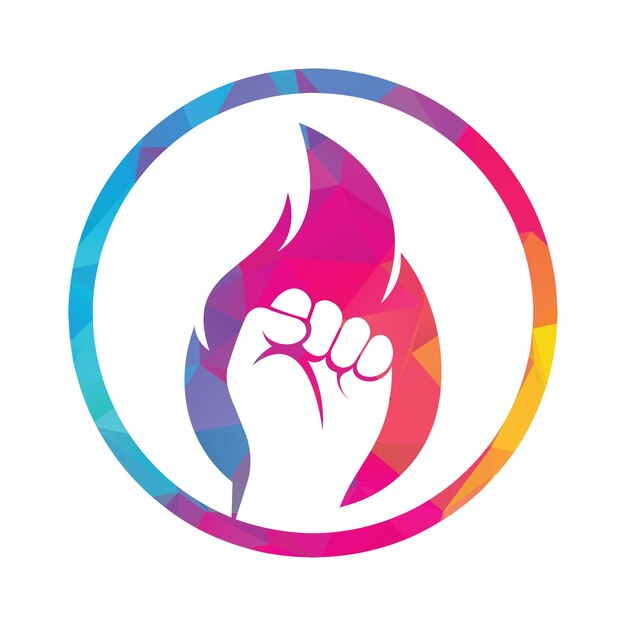 El vector del logotipo de Fire Fist