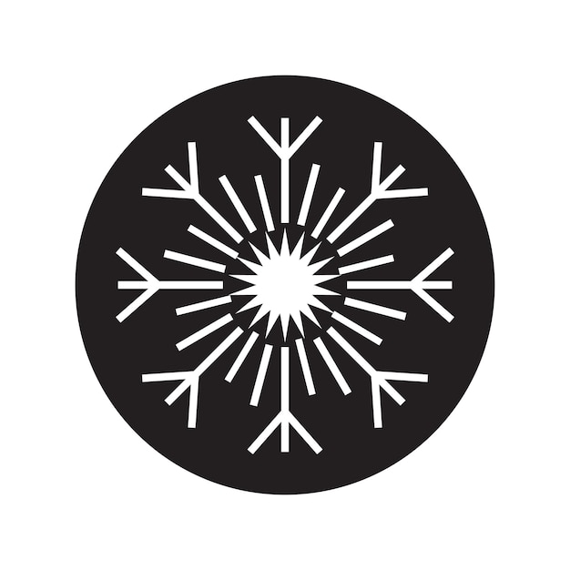 Vector de logotipo de flor de diente de león y plantilla de símbolo