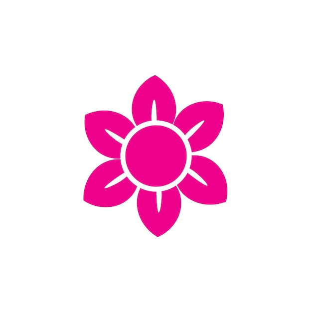 Vector del logotipo de la flor de sakura