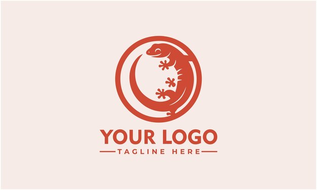 El vector del logotipo de Gecko Circle mejora la identidad empresarial