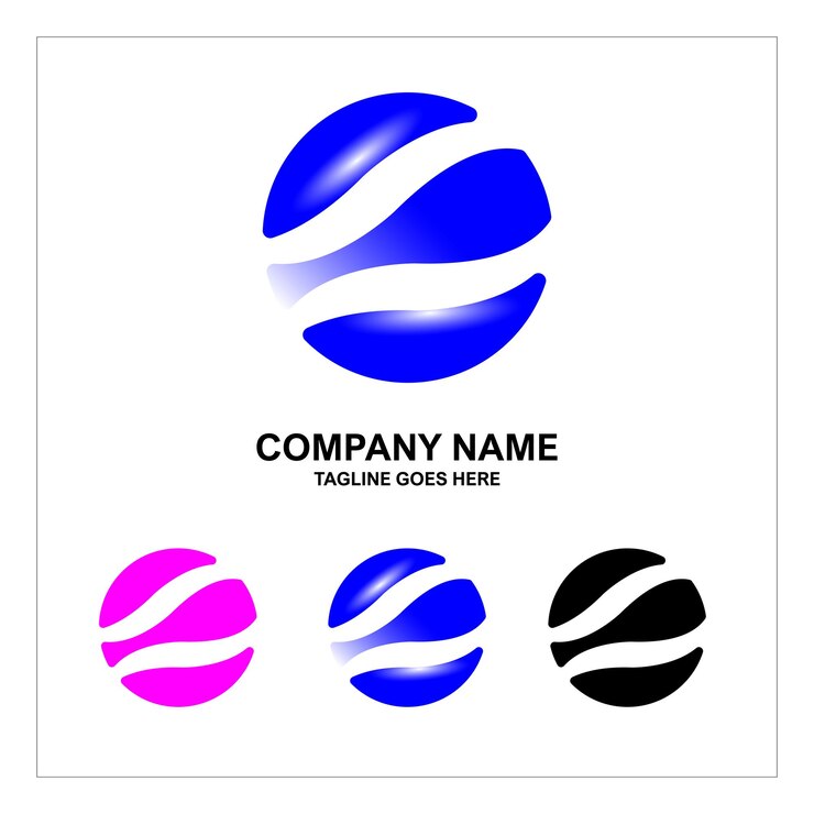 Vector de logotipo global