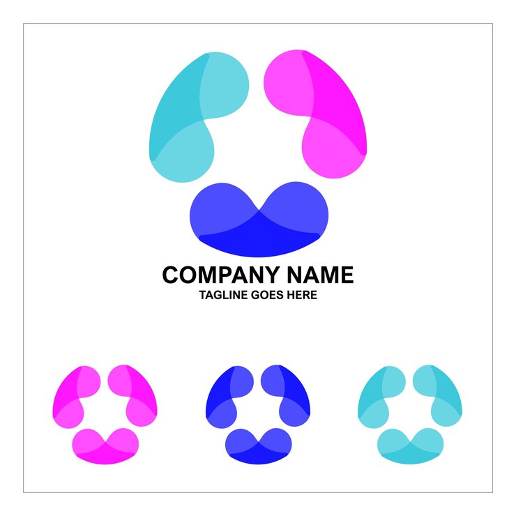 Vector de logotipo global