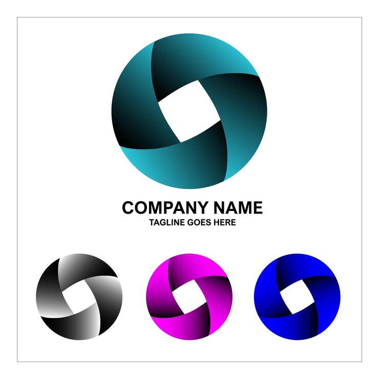 Vector de logotipo global