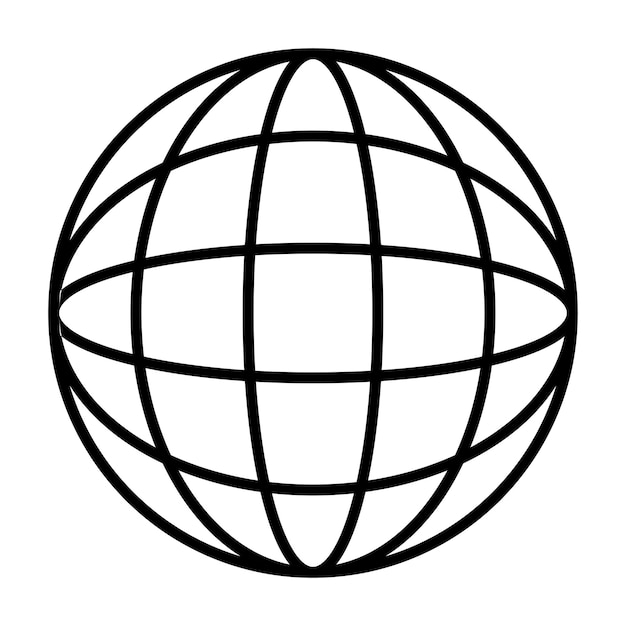 Vector vector de logotipo de globo de moda