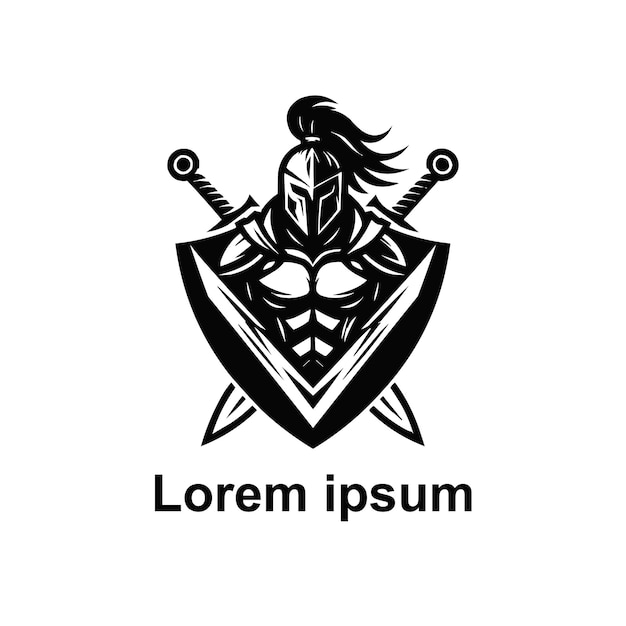 Vector del logotipo del guerrero