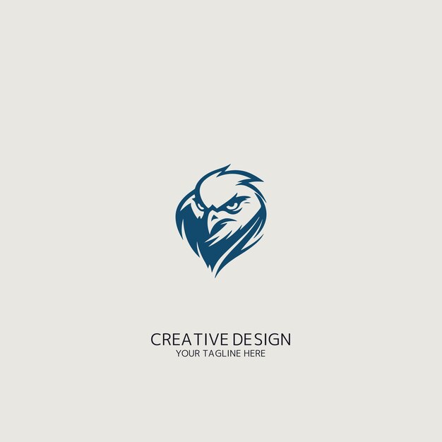 vector de logotipo de halcón