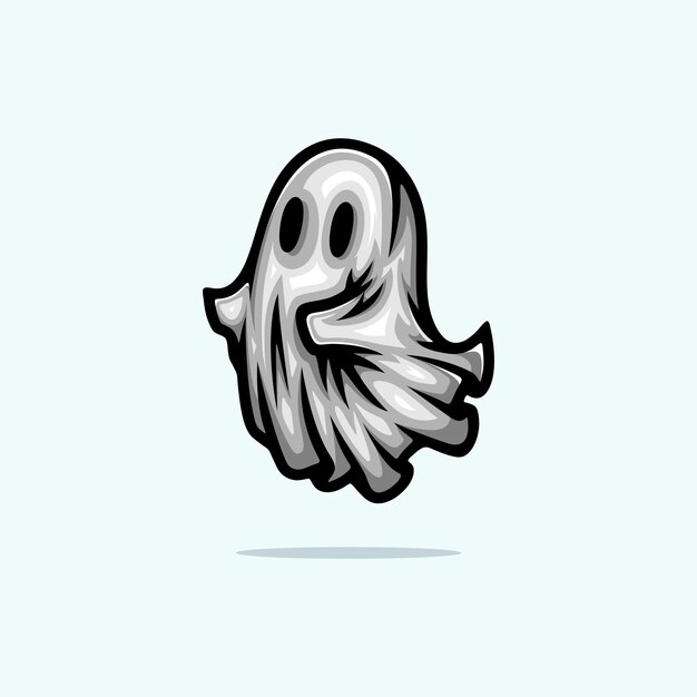 Vector el vector del logotipo de halloween del fantasma