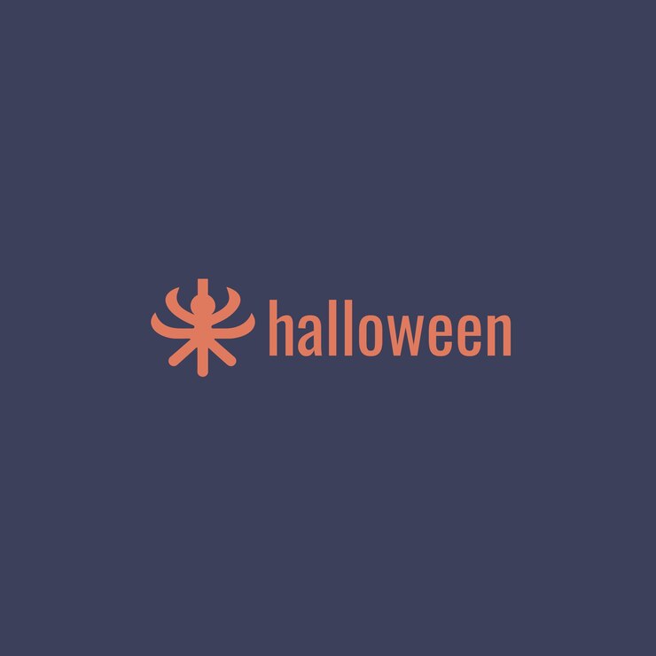 Vector vector del logotipo de halloween