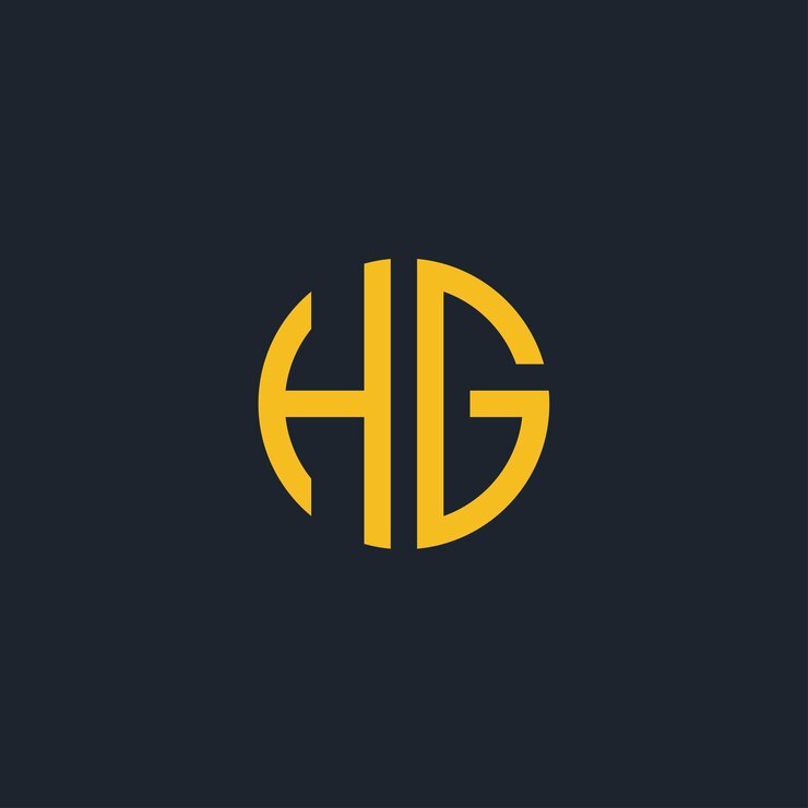 Vector vector del logotipo de hg