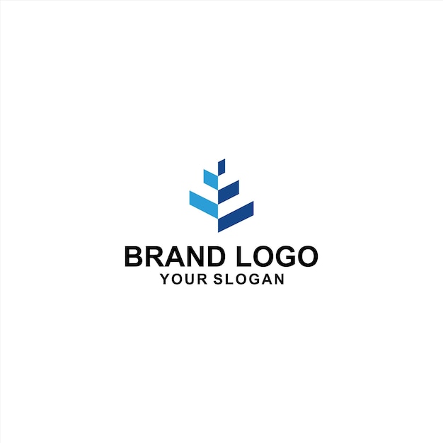 Vector del logotipo de la hierba azul