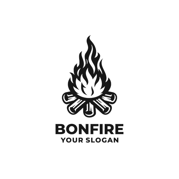 Vector del logotipo de la hoguera