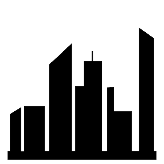 Vector del logotipo del horizonte de la ciudad